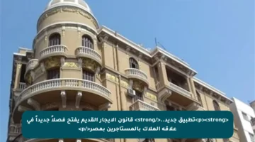 <p><strong>تطبيق جديد..</strong> قانون الإيجار القديم يفتح فصلاً جديداً في علاقة الملاك بالمستأجرين بمصر</p>